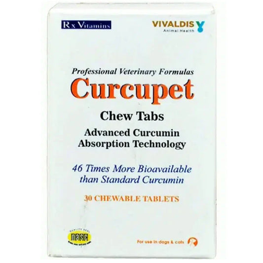 Vivaldis Curcupet (Curcumin) for Dogs & Cats 30 Tab