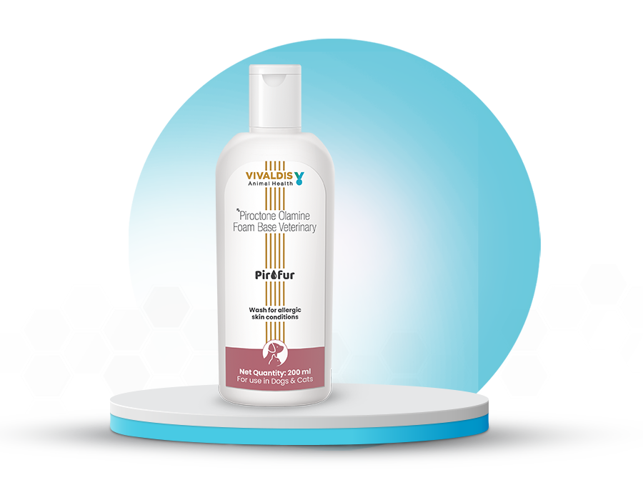 Vivaldis PIROFUR Itch Relief Cat & Dog Shampoo 200ml