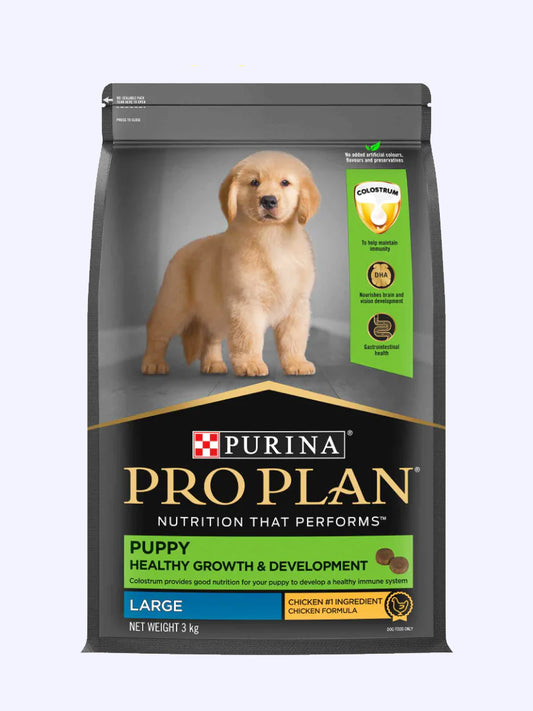 Purina Pro Plan Chicken Large Breed Puppy Health Growth & Development Dog Dry Food 3kg