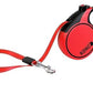 Kong Retractable Terrain Dog Leash Red 5m I Up To 30kg I Medium