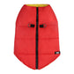 Zoomiez Ultimate Dog Jacket With Built In Harness - Red-Yellow