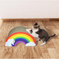 Tails Nation Cat Cardboard Scratcher Big Rainbow 40cmx21cmx20cm