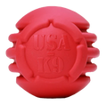 Sodapup Stars&Strips Chew Retrieving Ball Red Large