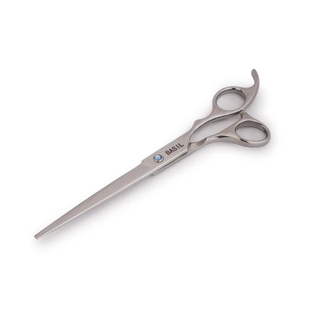 Basil Straight Pro Scissor for Pet Grooming | 7.5 Inches | Stainless Steel