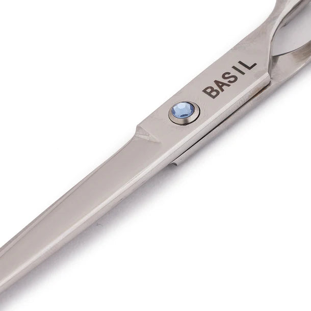 Basil Straight Pro Scissor for Pet Grooming | 7.5 Inches | Stainless Steel