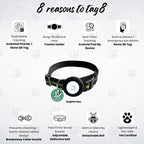 Kennel Genie Pet Tracker Kit Adjustable Collar For Dogs and Cats Work with Android Devices