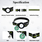 Kennel Genie Pet Tracker Kit Adjustable Collar For Dogs and Cats Work with Android Devices