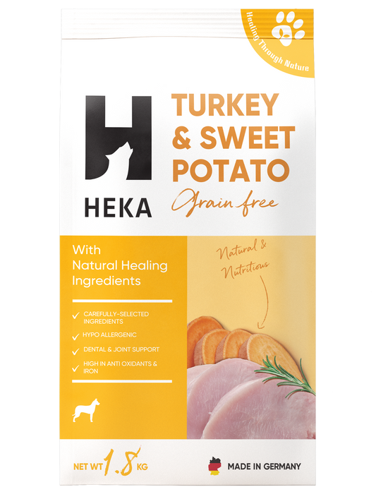 Heka Grain Free Turkey & Sweet Potatoes Dry Food For Dogs