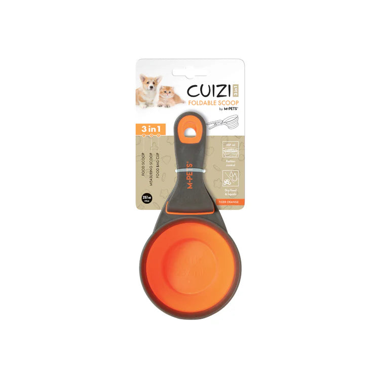 M-Pets Cuizi Foldable Scoop Assorted 19 x 9.8 x 5.3 cm - Capacity: 237ml