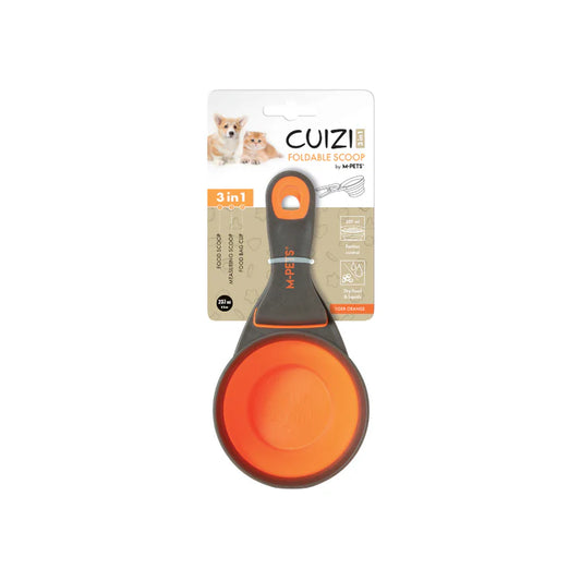 M-Pets Cuizi Foldable Scoop Assorted 19 x 9.8 x 5.3 cm - Capacity: 237ml