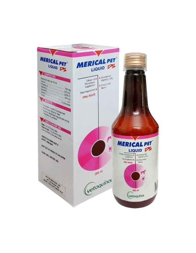 Vetoquinol Merical pet Liquid Syrup For Dog & Cat 200ml