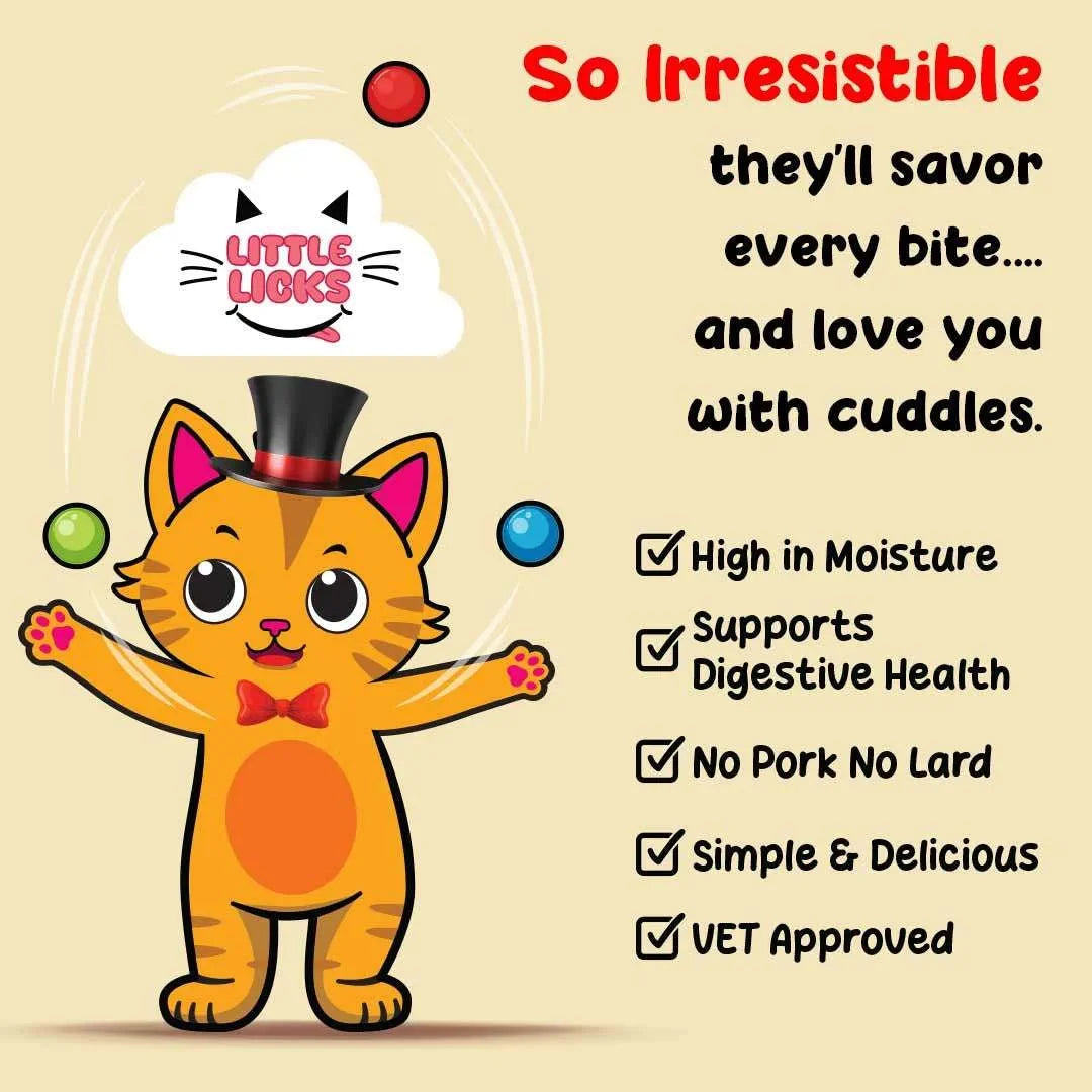 Smudges Little Licks Adult Chicken & Cheese Creamy Bisque Treats for Adult Cat 4 x 15g