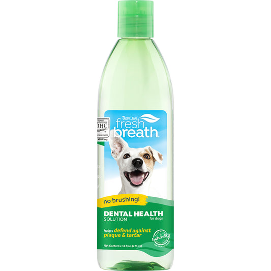 Tropiclean Fresh Breath Dental Health Vegan & Cruelty-free Solution For Dogs 473ml