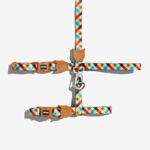 Zee dog Phantom Cat Leash & Harness Set