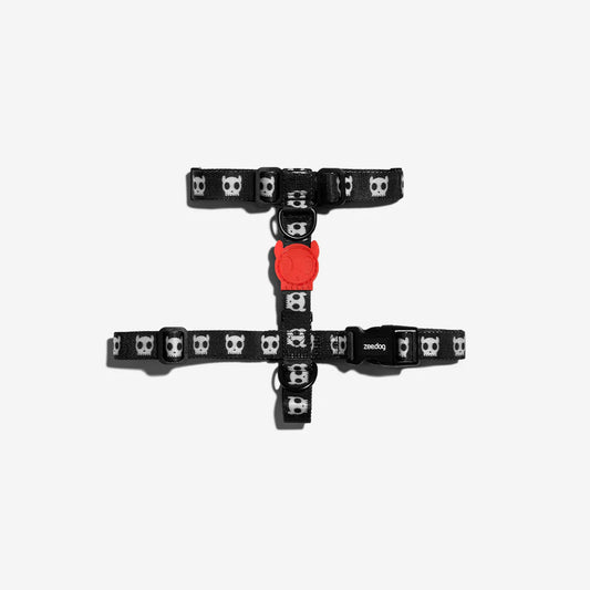 Zee dog Skull Adjustable Harness For Dogs