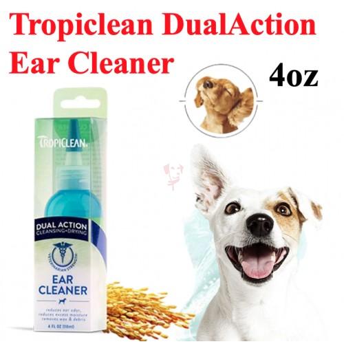 Tropiclean dual best sale action ear cleaner