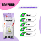 Pawpaya Pet Wipe Vegan & Cruelty-Free For Dogs & Cats 100 Pull Pack