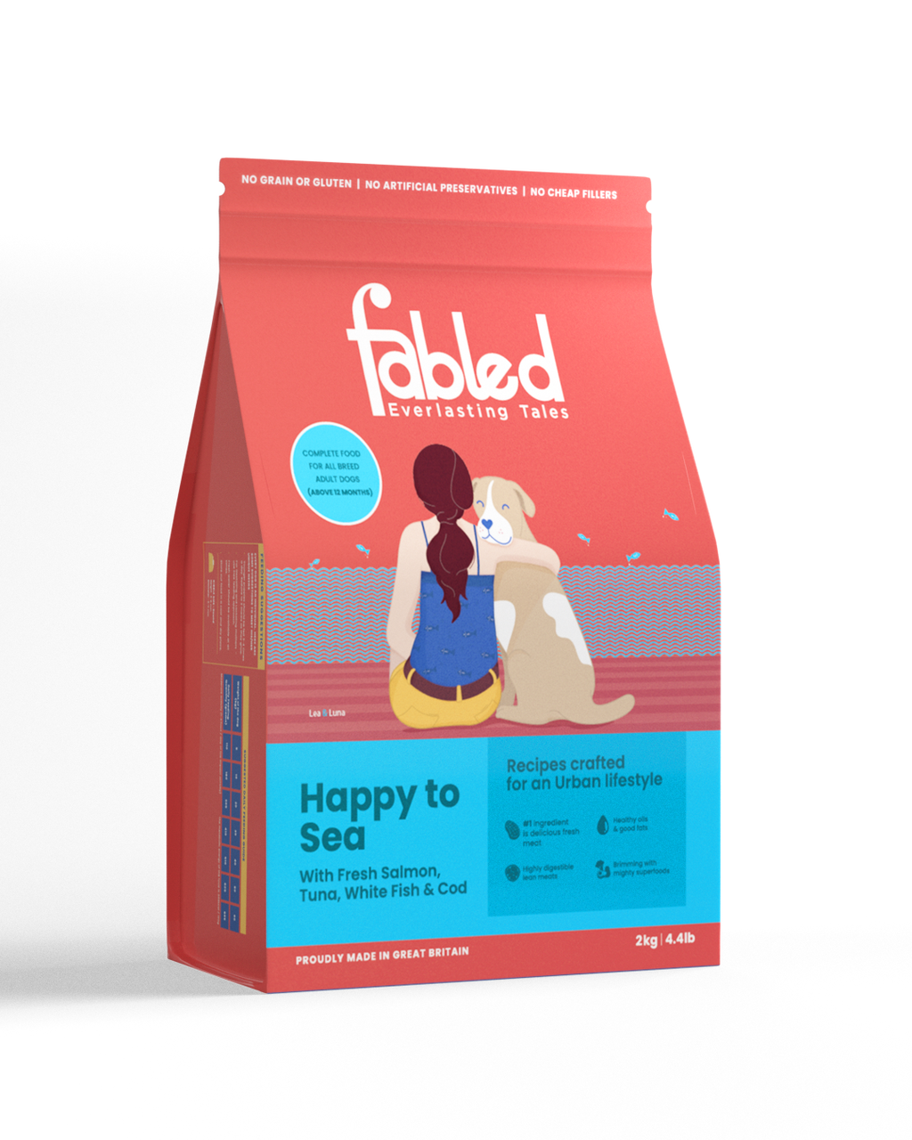 Fabled Happy To Sea - Adult Fish Recipe Dog Food