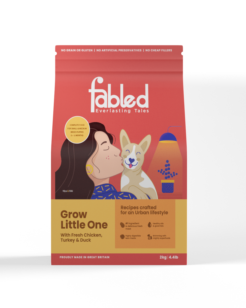 Fabled Grow Little One - Puppy Small Breed Recipe Dog Food