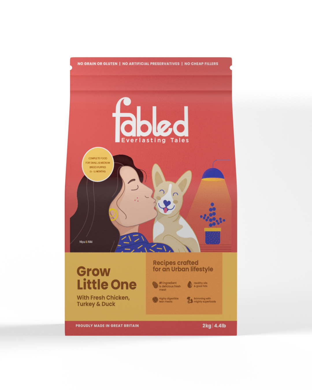 Fabled Grow Little One - Puppy Small Breed Recipe Dog Food