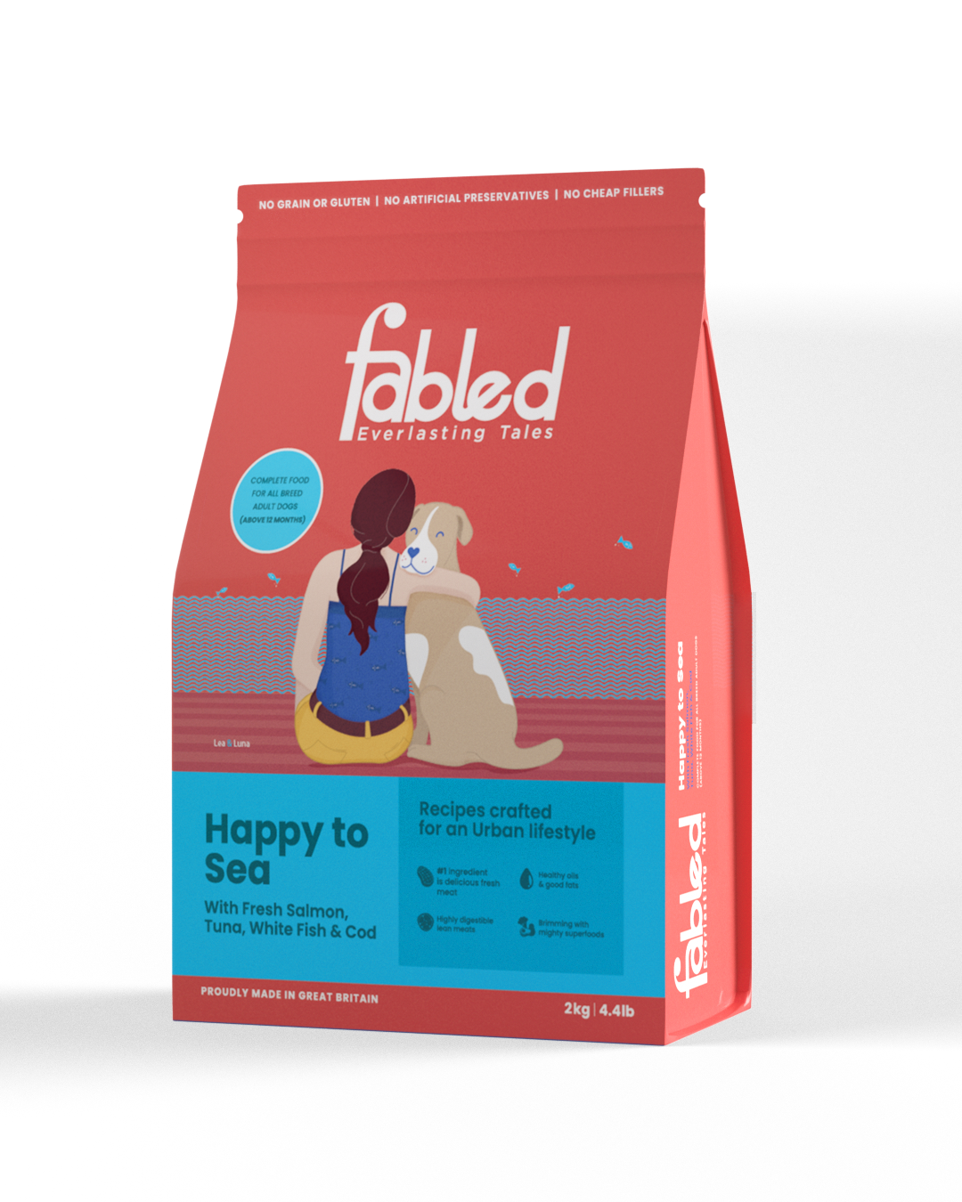 Fabled Happy To Sea - Adult Fish Recipe Dog Food