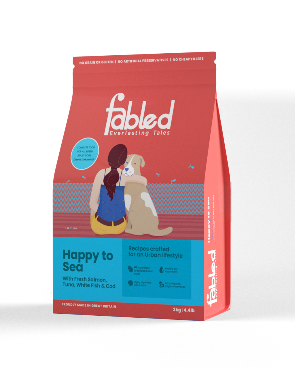 Fabled Happy To Sea - Adult Fish Recipe Dog Food
