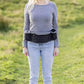Trixie Baggy Belt Hip Bag Belt Black/Grey