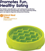 Petstages Kitty Slow Feeder Cat Bowl XS Green
