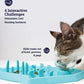 Petstages Hunt N Snack Mat Cat Slow Feeder - Blue