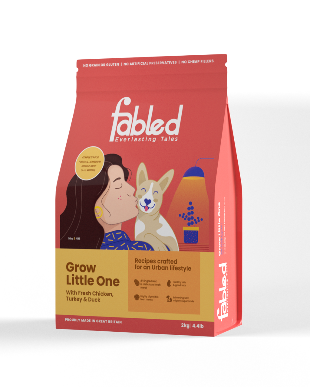 Fabled Grow Little One - Puppy Small Breed Recipe Dog Food