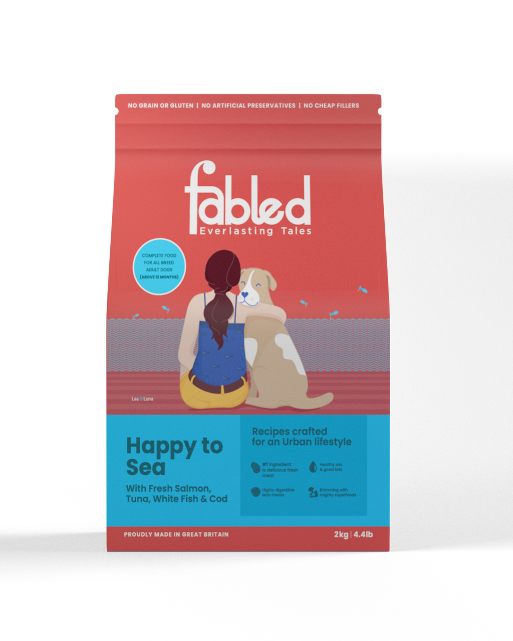 Fabled Happy To Sea - Adult Fish Recipe Dog Food