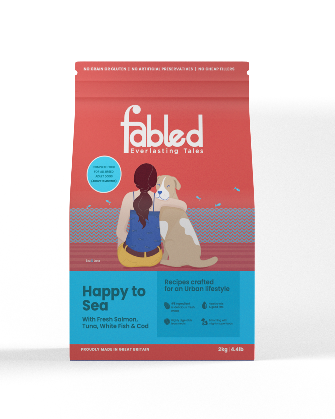 Fabled Happy To Sea - Adult Fish Recipe Dog Food