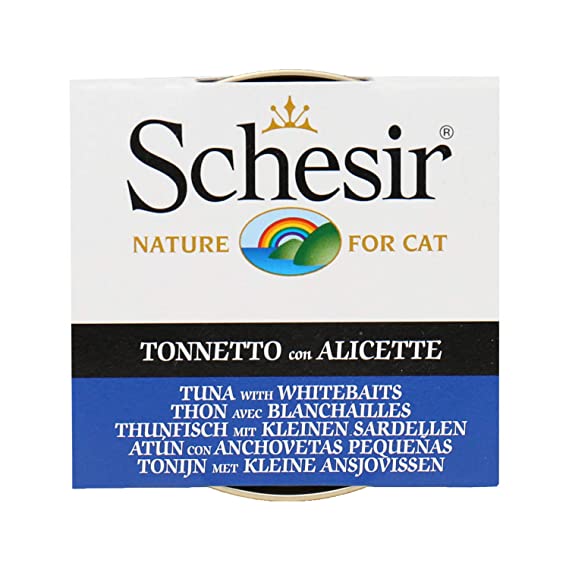 Schesir Tuna With Whitebaits Wet Cat Food 85g
