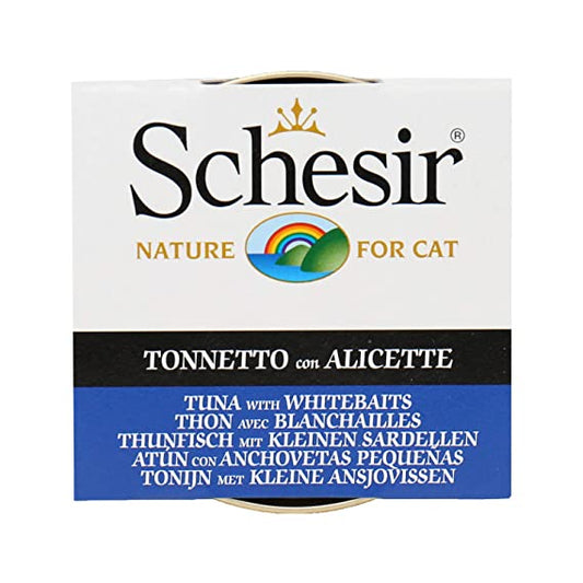 Schesir Tuna With Whitebaits Wet Cat Food 85g