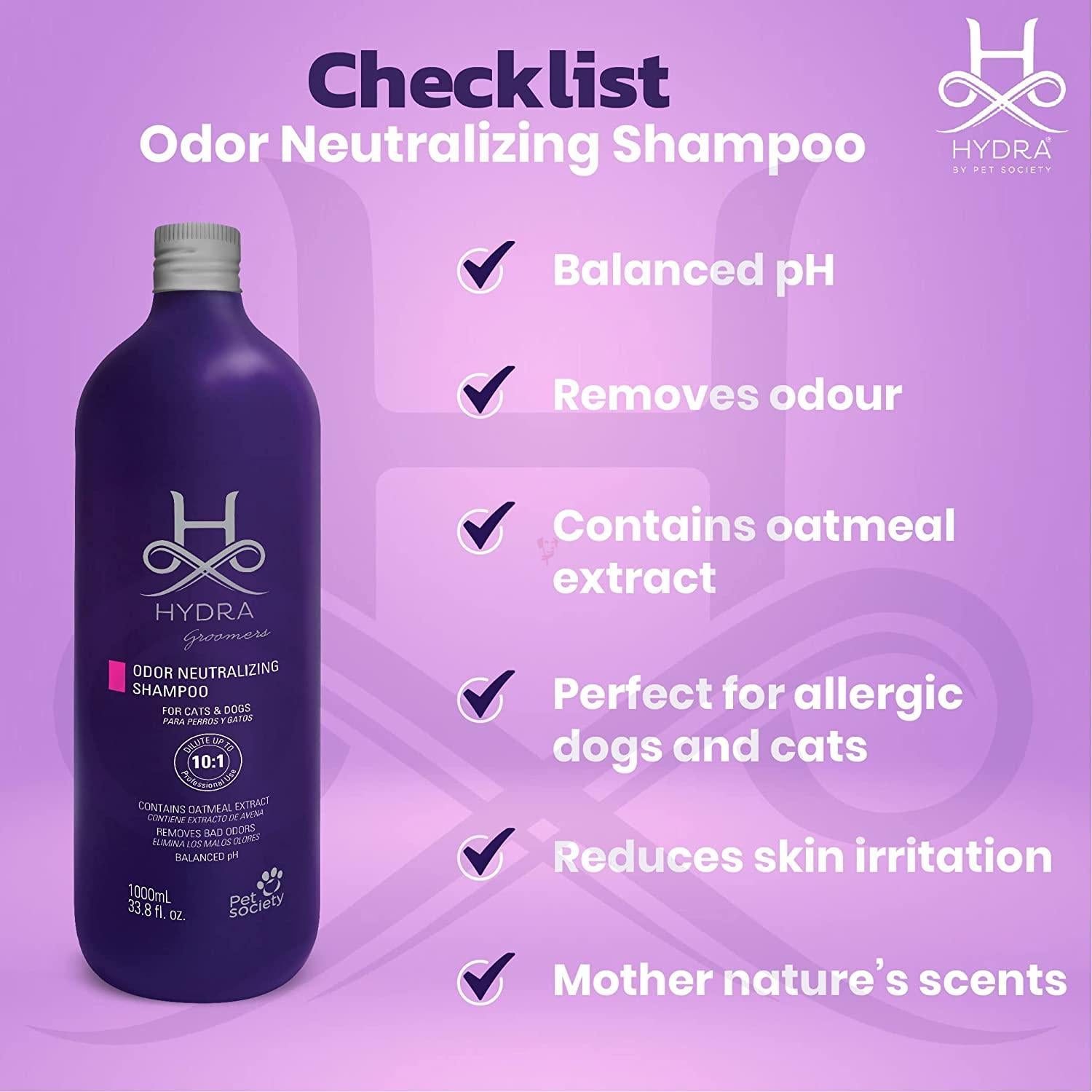 Hydra Groomer's Odor Neutralizing Shampoo For Dogs Cats 1L