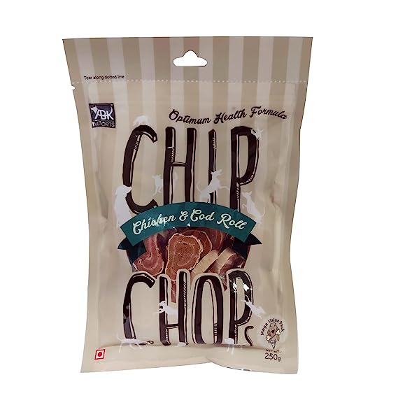 Chip Chops Chicken & Cod Roll Treats 250gm