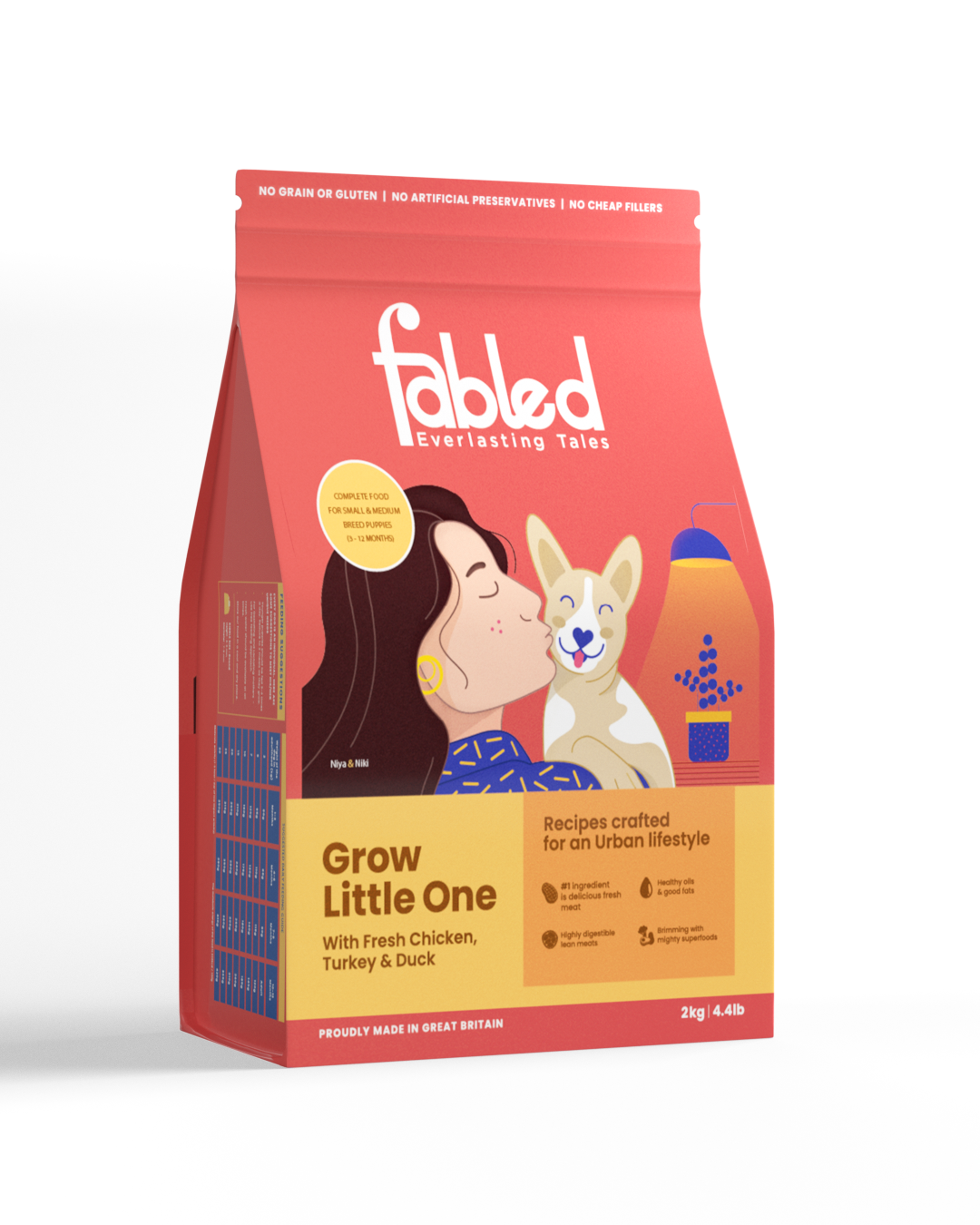 Fabled Grow Little One - Puppy Small Breed Recipe Dog Food