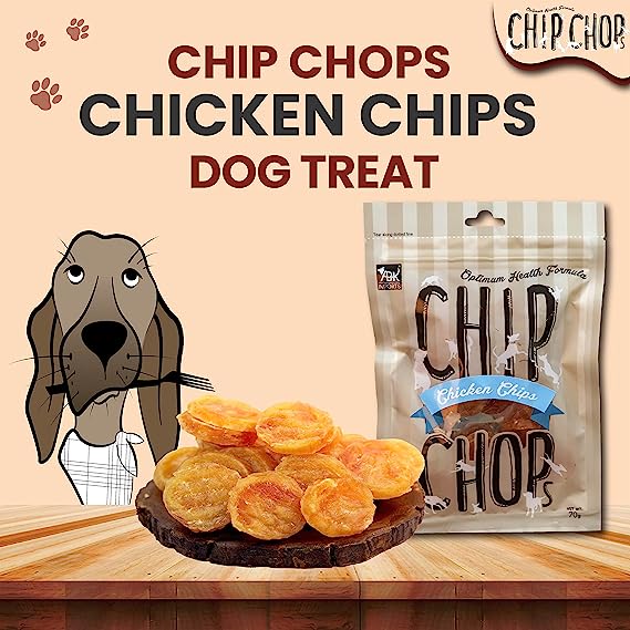 Chip Chops Chicken Chips Coins Dog Treats 250gm