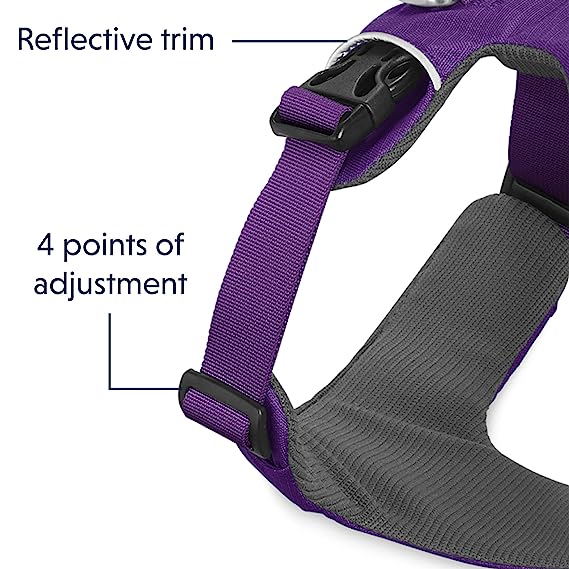 Ruffwear Front Range Dog Padded Harness - Purple Saga