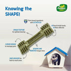 Happi Doggy Vegetarian Dental Chew - Zest - Orange Vegetarian & Sustainable Treat For Dogs 150g
