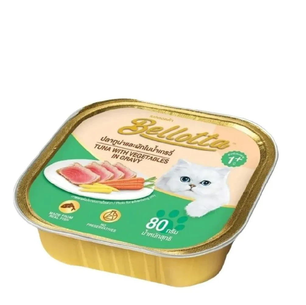 Bellotta-Tuna-in-Gravy-with-Vegetable-Topping-Tray-Wet-Food-Adult-Cat-Food