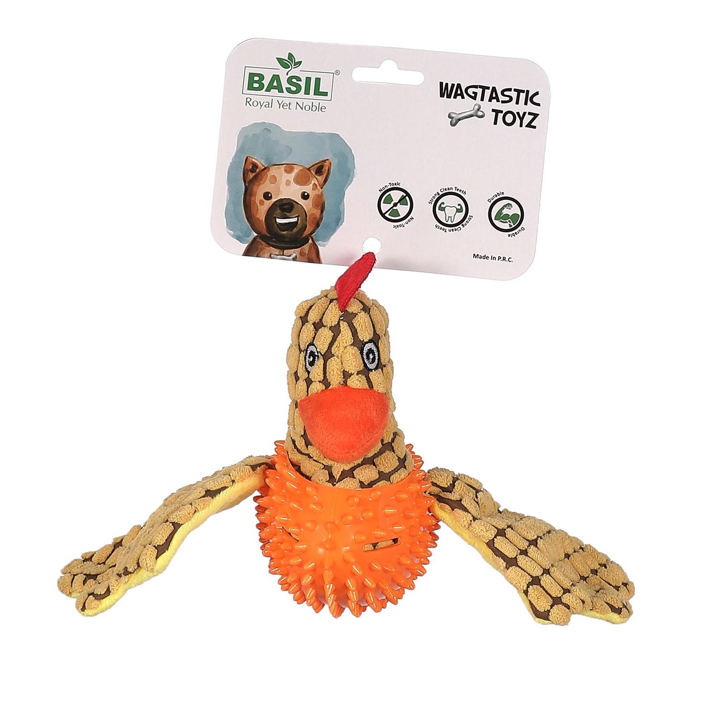 Bird Toy with TPR Orange
