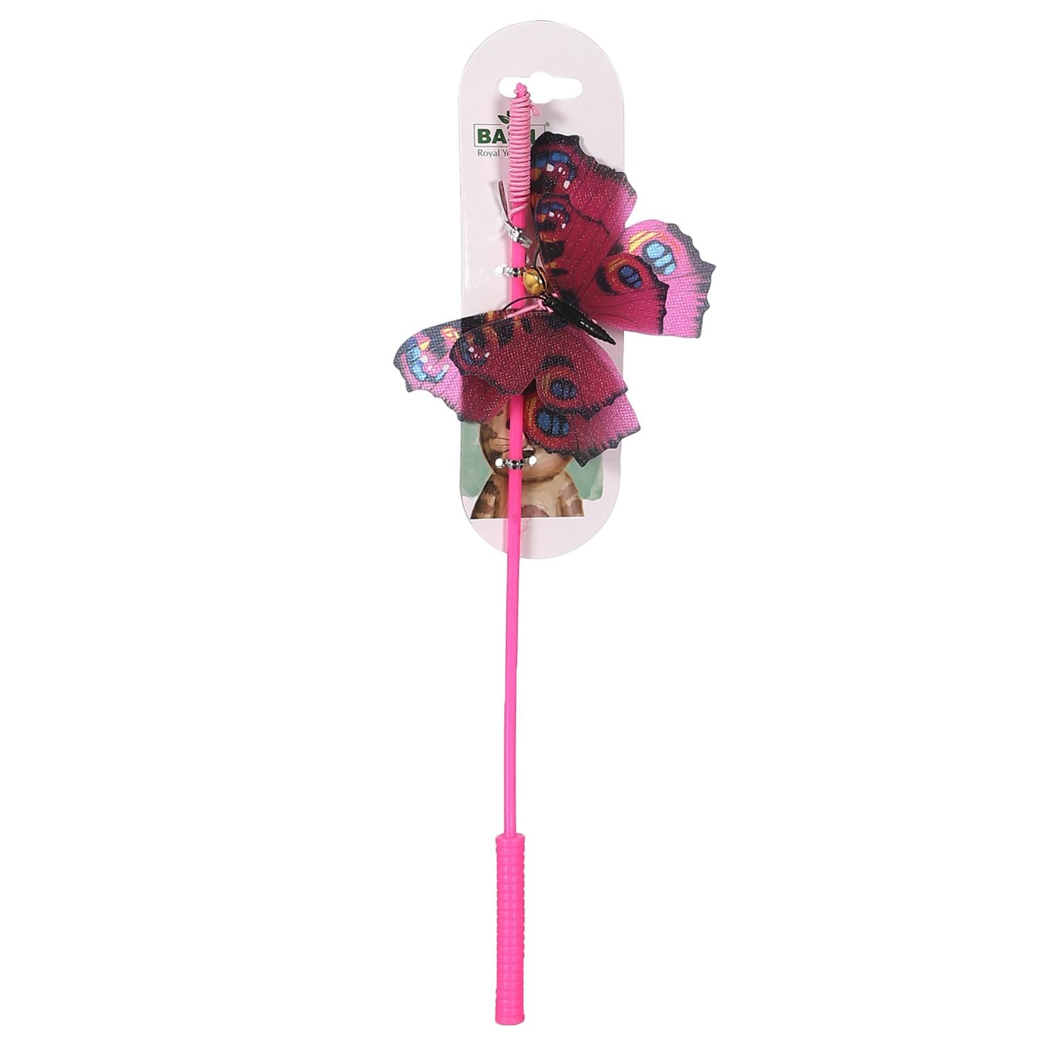 Basil Butterfly Stick Teaser Toy for Cats