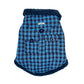 Tails Nation Checkered Fur Jacket Pacific Blue | Warm and Stylish