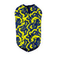 Tails Nation Digital Printed T-Neck Stylish Tee Yellow & Blue | Warm & Stylish