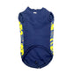 Tails Nation Digital Printed T-Neck Stylish Tee Yellow & Blue | Warm & Stylish