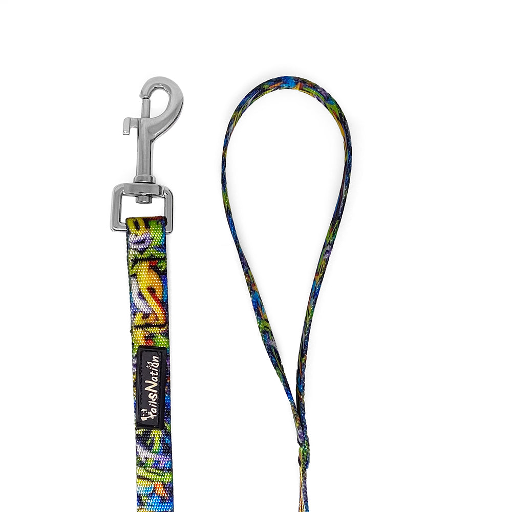 Tails Nation Digital Printed Flat Leash For Your Furry Friend