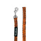 Tails Nation Orange & Black Super Comfy Melange Flat Leash for your Pooch