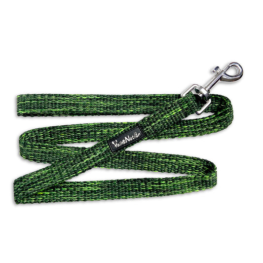 Tails Nation Green Super Comfy Melange Flat Leash for your Pooch