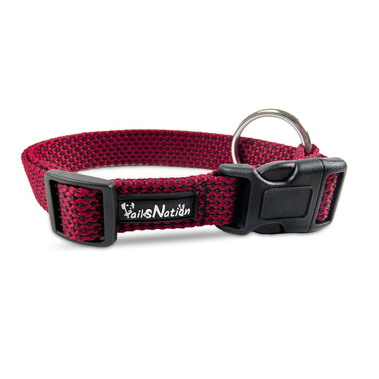 Tails Nation Club Win Red & Black Collar For Your Furry Friend